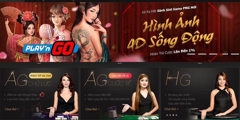 Danh mục game Casino trực tuyến đa dạng và xanh chín